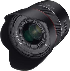 img 2 attached to Compact Full Frame Wide Angle Lens for Sony E Mount: Rokinon 35mm F1.8 Auto Focus, Black (IO3518-E)