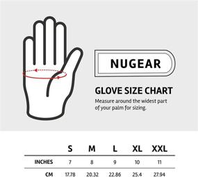 img 1 attached to Nugear Microfoam Nitirile Gloves 15 Gauge - Superb 12 Pair Set for Optimal Protection!