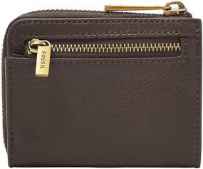 img 3 attached to Fossil Womens Mini Wallet Brown Women's Handbags & Wallets