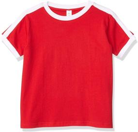 img 3 attached to 👦 Clementine Toddler Soccer Ringer T Shirt for Boys: Stylish Clothing, Tops, Tees, and Shirts