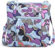 👜 optimized search: cotton hipster crossbody purse by vera bradley logo