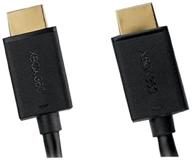 🔌 enhanced for high-definition: microsoft xbox 360 black hdmi cable (retail packaging) logo