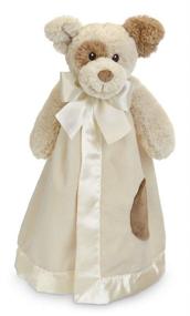 img 4 attached to 🐶 Bearington Baby Little Spot Snuggler: Puppy Dog Plush Stuffed Animal Security Blanket - Lovey, 15-inch