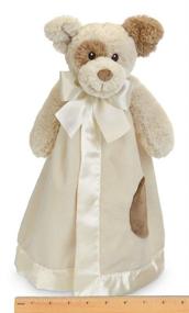 img 1 attached to 🐶 Bearington Baby Little Spot Snuggler: Puppy Dog Plush Stuffed Animal Security Blanket - Lovey, 15-inch