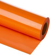 guangyintong heat transfer vinyl roll for t-shirts - 12-inch x 12-foot, matte finish, vibrant orange color (a7) logo