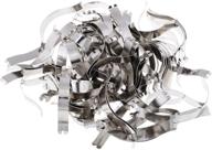 🖼️ 100-piece spring clips: essential metal aluminum picture frame hardware for diy picture framing projects logo