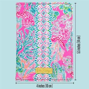 img 3 attached to Lilly Pulitzer Leatherette Passport Holder