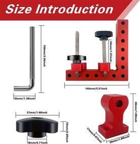 img 3 attached to 🔧 Optimized Aluminum Carpenter Clamping for Woodworking Projects