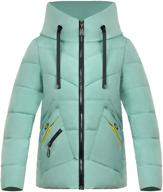 stylish green hooded winter jackets for women: trendy cropped outerwear to stay cozy in fashion logo