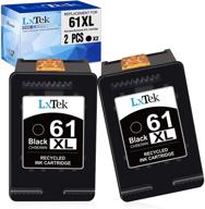 🖨️ lxtek remanufactured hp 61xl ink cartridge - high yield, accurate ink level - for envy 4500, deskjet 2540, officejet 4632 (2 black) logo