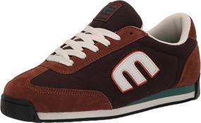 img 4 attached to Etnies LO Cut Skate Brown White Men's Shoes for Athletic