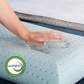 img 1 attached to 🌬️ WEEKENDER Ventilated Gel Memory Foam Pillow - Standard Size with Removable Washable Cover