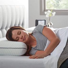 img 2 attached to 🌬️ WEEKENDER Ventilated Gel Memory Foam Pillow - Standard Size with Removable Washable Cover