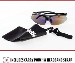 img 2 attached to 🕶️ Franklin Sports Baseball & Softball Sunglasses - Unisex Sports Shades - Versatile Flip Up and Non-Flip Glasses