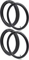 🚴 premium-quality butyl rubber replacement tires and inner tubes for kids bikes (2 sets) - 12"/14"/16"/18"/20" - compatible with royalbaby, joystar, dynacraft and more - bpa/latex free logo