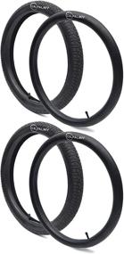 img 4 attached to 🚴 Premium-Quality Butyl Rubber Replacement Tires and Inner Tubes for Kids Bikes (2 Sets) - 12"/14"/16"/18"/20" - Compatible with RoyalBaby, Joystar, Dynacraft and More - BPA/Latex Free