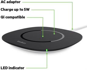 img 2 attached to 🔌 Belkin Boost Up Qi Wireless Charging Pad 5W – Universal Charger for iPhone XR, XS, XS Max / Samsung Galaxy S9, S9+, Note9 / LG, Sony and More - Efficient Wireless Charging Solution for Multiple Devices