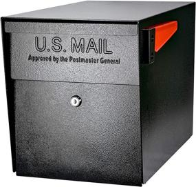 img 2 attached to 📬 Почтовый ящик среднего размера со служебным замком для уличной установки - Mail Boss 7106, черный.