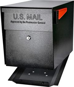 img 4 attached to 📬 Почтовый ящик среднего размера со служебным замком для уличной установки - Mail Boss 7106, черный.