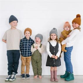 img 2 attached to 🧒 Sisterly Market Knit Beanie: Must-Have Small Boys' Hat & Cap Accessory