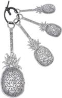 🍍 colorless pineapple measuring spoons - set of 4 essential kitchen tools logo