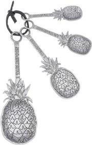 img 1 attached to 🍍 Colorless Pineapple Measuring Spoons - Set of 4 Essential Kitchen Tools