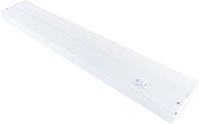 img 2 attached to 🔆 GE Advantage 24" Fluorescent Light Fixture – Warm White, Direct Wire, Ideal for Kitchen, Utility Room, Basement, Workshop, and Garage