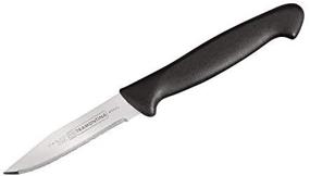 img 1 attached to 🔪 Tramontina 3" Plastic Handle Paring Knife - Carbon Micro-Serrated Blade (Carded)