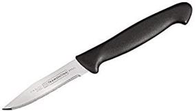 img 2 attached to 🔪 Tramontina 3" Plastic Handle Paring Knife - Carbon Micro-Serrated Blade (Carded)