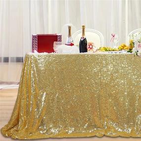 img 3 attached to Zdada Glitter Sequin Tablecloth for Receptions