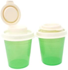 img 1 attached to Green Personal Salt and Pepper Shakers by Tupperware