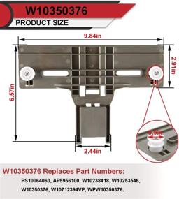 img 3 attached to 🔧 Upgraded Dishwasher Top Rack Adjusters (Set of 6) for KitchenAid, Whirlpool, Kenmore - Compatible with Model W10350374, W10195840