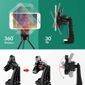 img 2 attached to 📷 ORASANT Magnetic Tripod Mount - Compatible with iPhone and iPad, 360° Rotatable and Tiltable, Anti-Wobble Design, Single-Hand Operation, Easy Phone Holder for Tripod (Vertical and Horizontal)