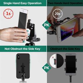 img 1 attached to 📷 ORASANT Magnetic Tripod Mount - Compatible with iPhone and iPad, 360° Rotatable and Tiltable, Anti-Wobble Design, Single-Hand Operation, Easy Phone Holder for Tripod (Vertical and Horizontal)