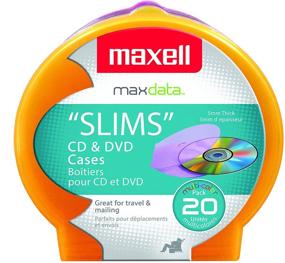 img 1 attached to 📀 20 Pack Slim CD/DVD Shell Cases in Assorted Colors