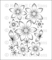 capture the beauty: heartfelt creations sun kissed fleur cling rubber stamp logo