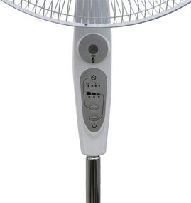 img 2 attached to WHITE BLACK+DECKER 18-Inch Stand Fan - Remote Controlled Stand Fan in White