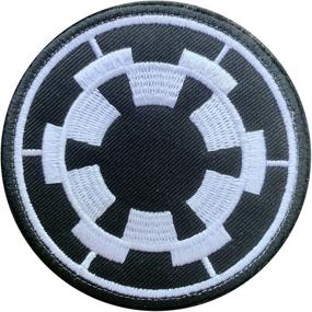 img 3 attached to 🌌 Antrix 2 Pcs Tactical Galactic Empire Film Applique Patch Set - Hook and Loop Military Badge Patches