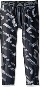 img 2 attached to 👖 Dynamic Performance: Under Armour Boys' HeatGear Armour 3/4 Printed Leggings