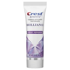 img 3 attached to Crest 3D White Brilliance Toothpaste, Refreshing Vibrant Peppermint Flavor, 3.9 Oz (Pack of 3)