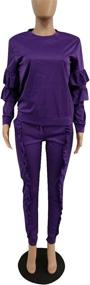 img 2 attached to Fashion Sweatsuit Tracksuit X Large US14 16 Sports & Fitness