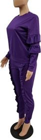 img 1 attached to Fashion Sweatsuit Tracksuit X Large US14 16 Sports & Fitness