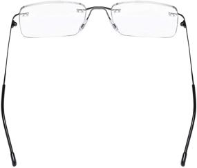 img 1 attached to CessBlu Rimless Reading Lightweight Gunmetal