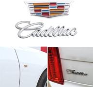 серебряная наклейка с эмблемой cadillac логотип