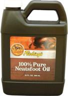 🍃 fiebing's 32 oz. natural leather preservative: 100% pure neatsfoot oil logo