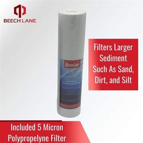 img 2 attached to 🚰 Beech Lane RV Dual Water Replacement Filters - External Design - 2 Pack