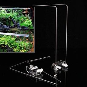 img 3 attached to 🐠 LinaLife Stainless Steel Aquarium Stand: Premium 4 Pack for Aquatic High LED Light Lamp Tank Holder Set Accessories