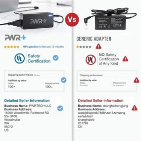 img 2 attached to 🔌 Pwr 180W 165W 150W 120W Charger for Razer Blade RZ09 14" Gaming Laptop ADP-150TB B AC Power Adapter with 12 Ft Power Cord – UL Listed