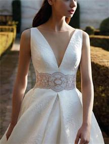 img 1 attached to Haixiangdress Sleeveless Backless Evening Wedding Women's Clothing in Dresses