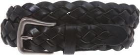 img 2 attached to 👗 Skinny Narrow Leather Belt: Women's Braided Accessory for a Stylish Look